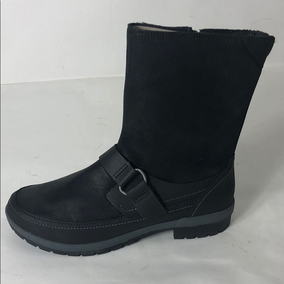 Merrell Boots Emery Buckle Booties Black New - Picture 8 of 8